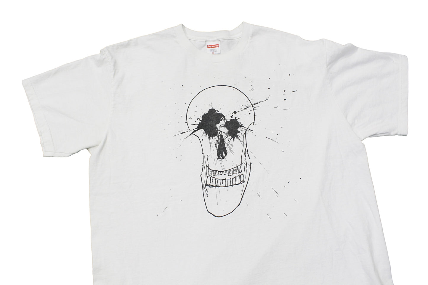Supreme Ralph Steadman Skull White T-Shirt