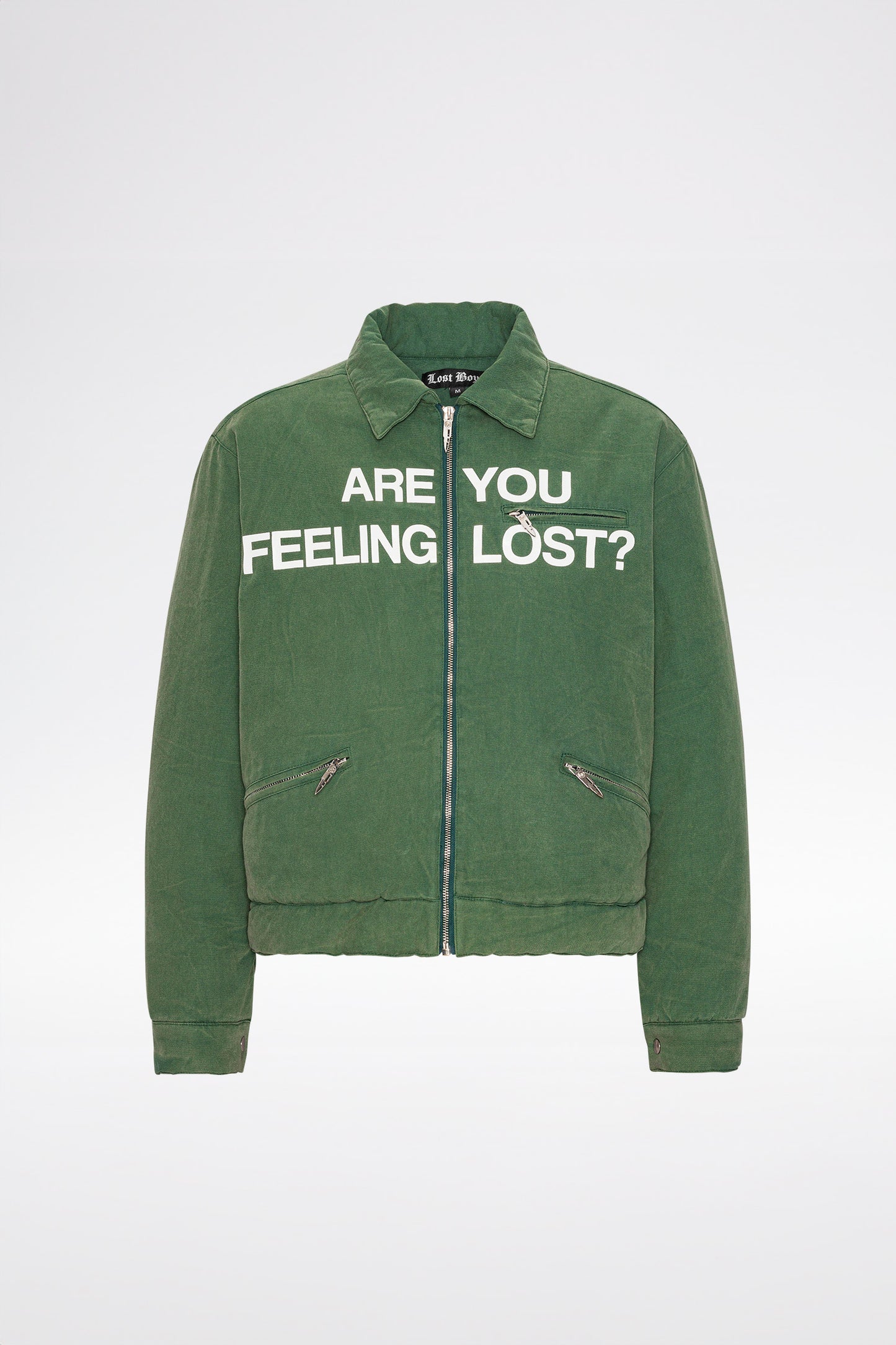 Lost Boys Washed Detroit Jacket / Wash Green