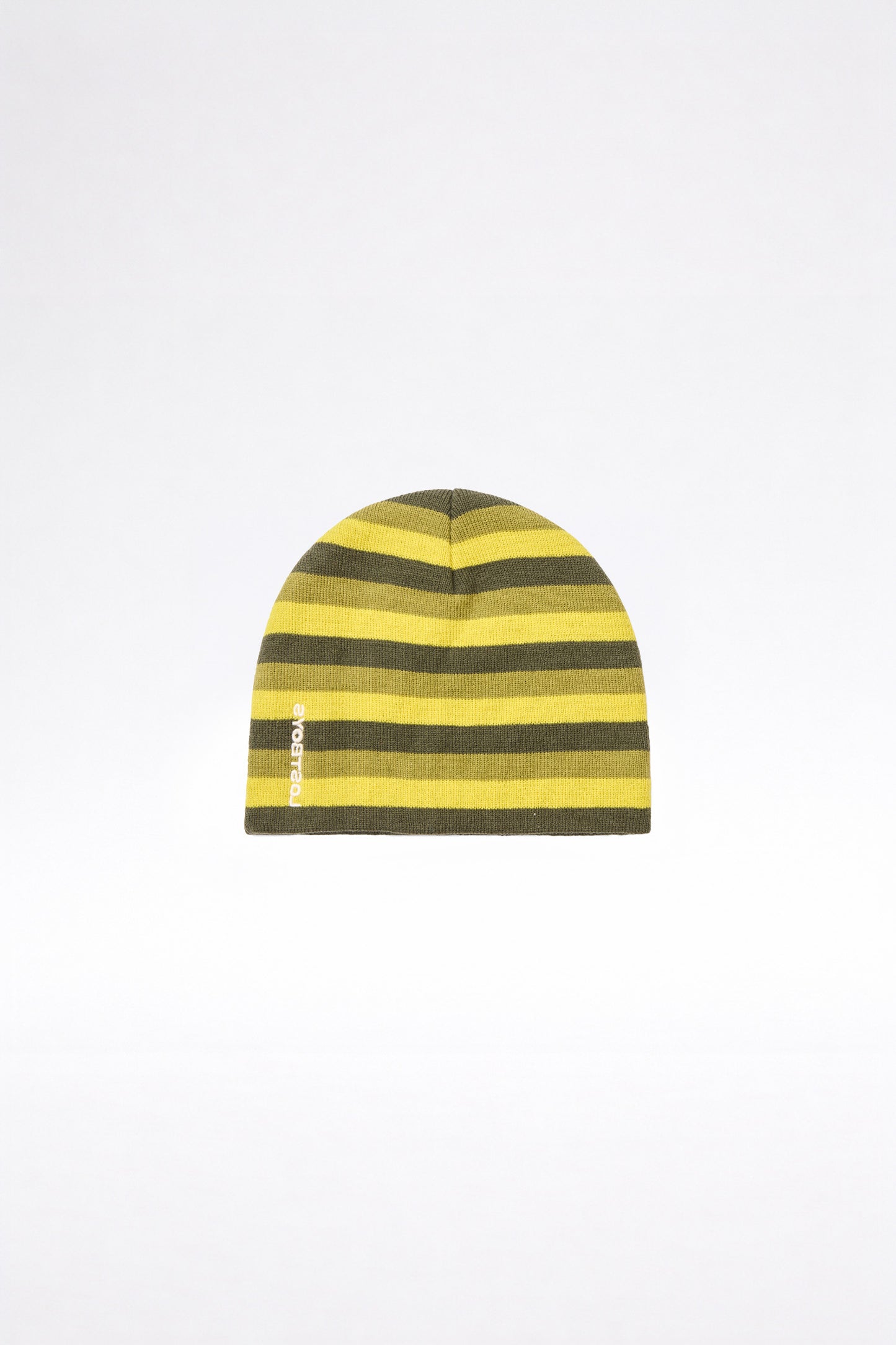 Lost Boys Stripe Knit Beanie / Green