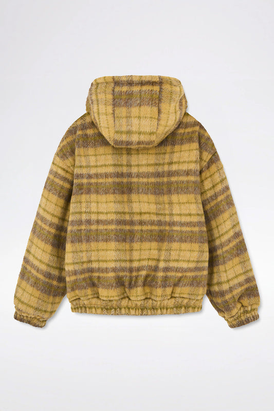 Lost Boys Checkerd Wool Jacket / Green