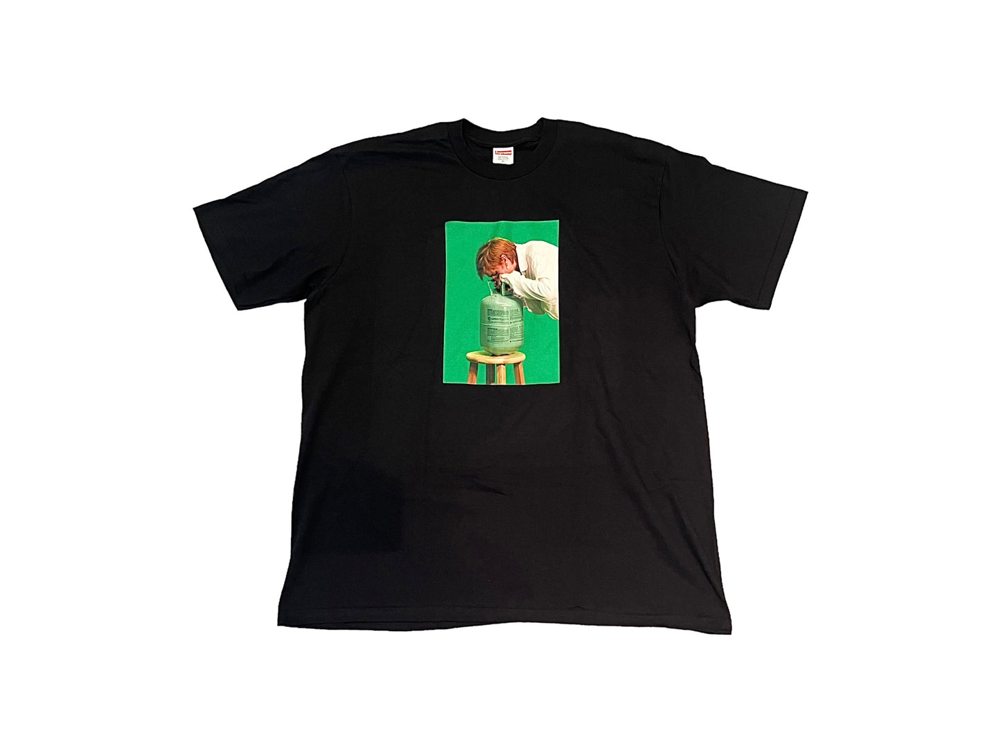 Supreme Green Screen Black T-Shirt