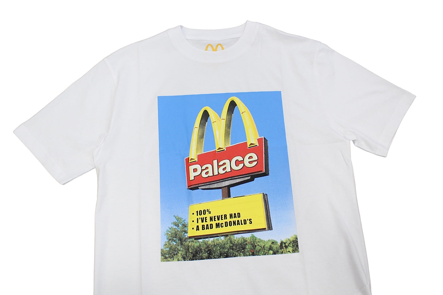 Palace McDonald’s Sign White T-Shirt