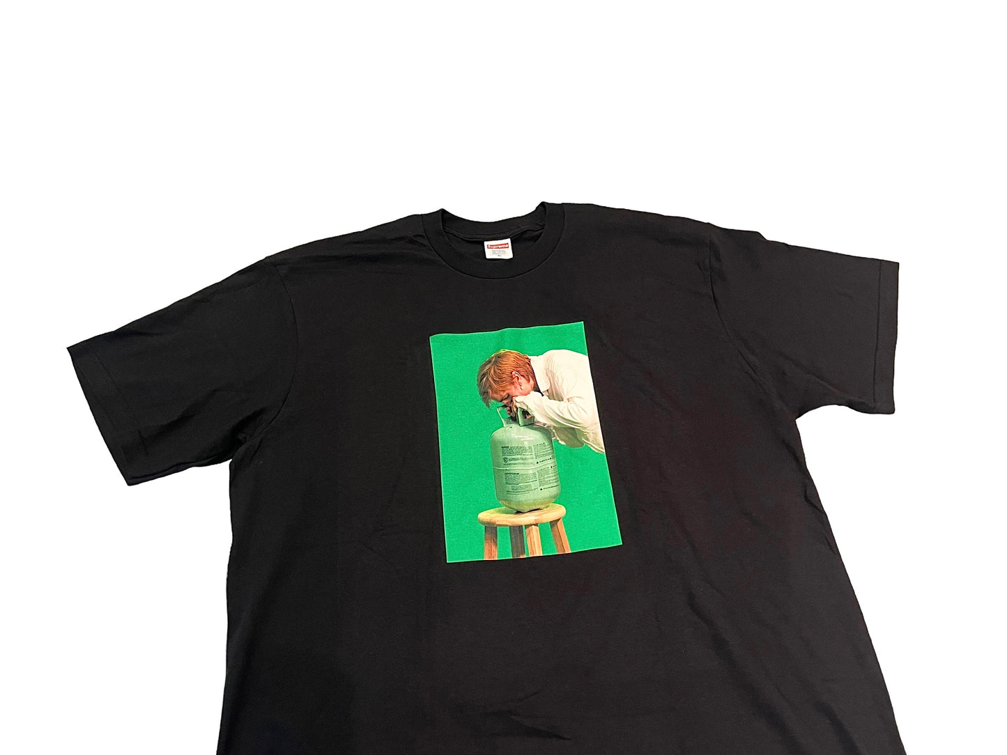 Supreme Green Screen Black T-Shirt