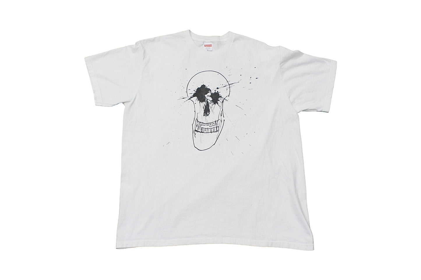 Supreme Ralph Steadman Skull White T-Shirt