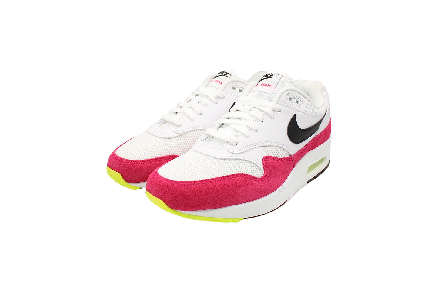 Nike Air Max 1 ‘White Black Volt Rush Pink’