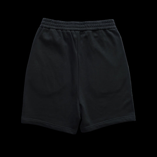 CASCA 222 Oversized Black Logo Shorts / Large