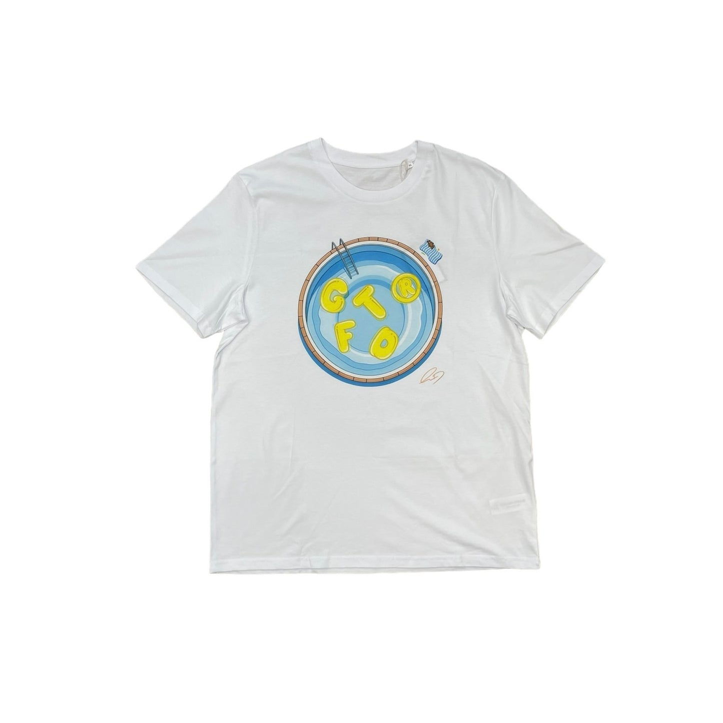 Gifted Swimming Pools White T-Shirt / XL