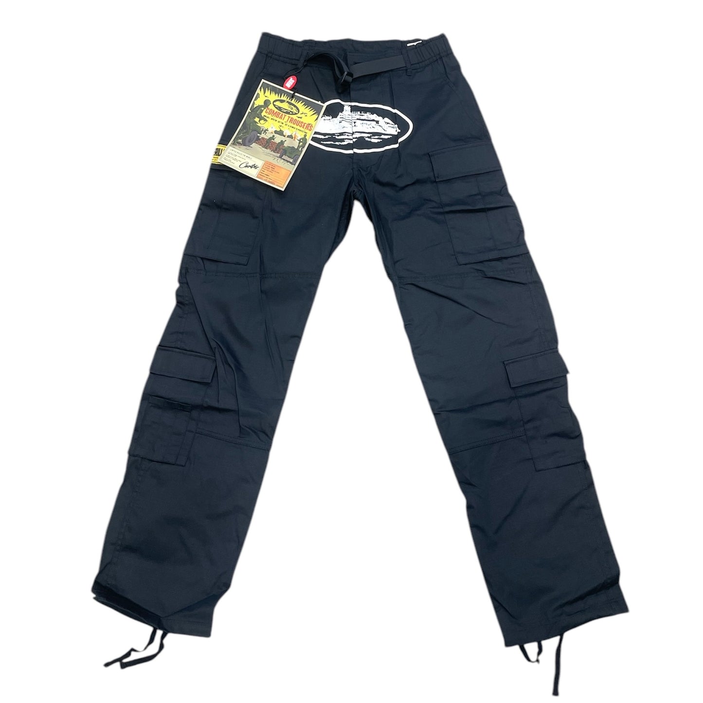 Crtz Alcatraz Black & White Cargo Trousers