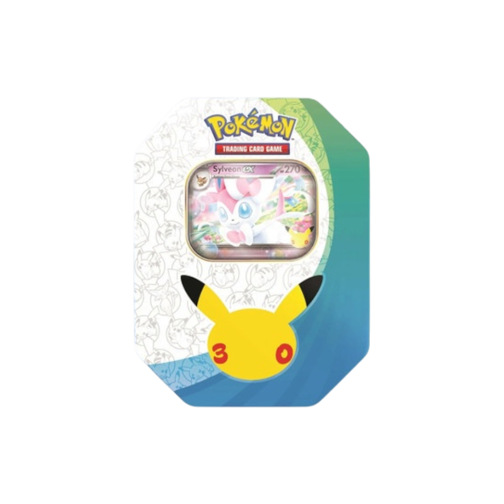 Pokemon 30th Celebration Sylveon ex Tin