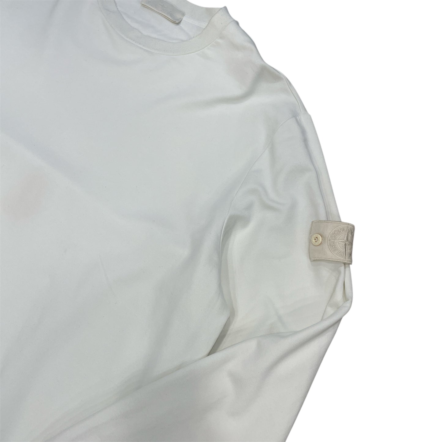 Stone Island Ghost Crewneck 'White'' (PRE-OWNED)
