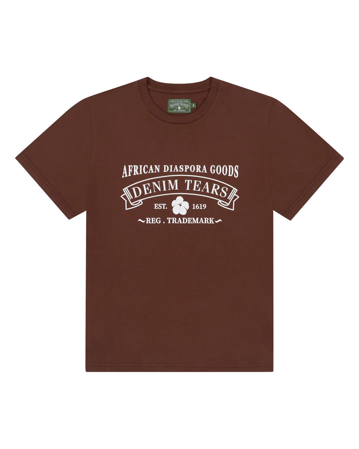 Denim Tears ADG T-shirt / Brown