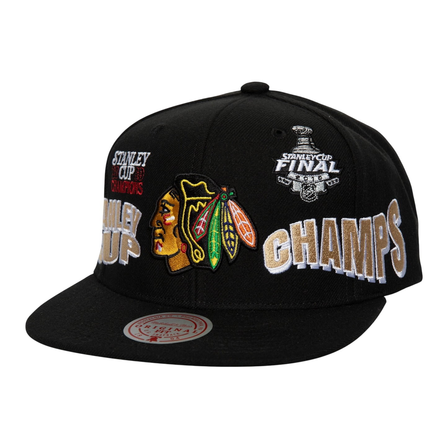 NHL WORLD CHAMPS SNAPBACK BLACKHAWKS