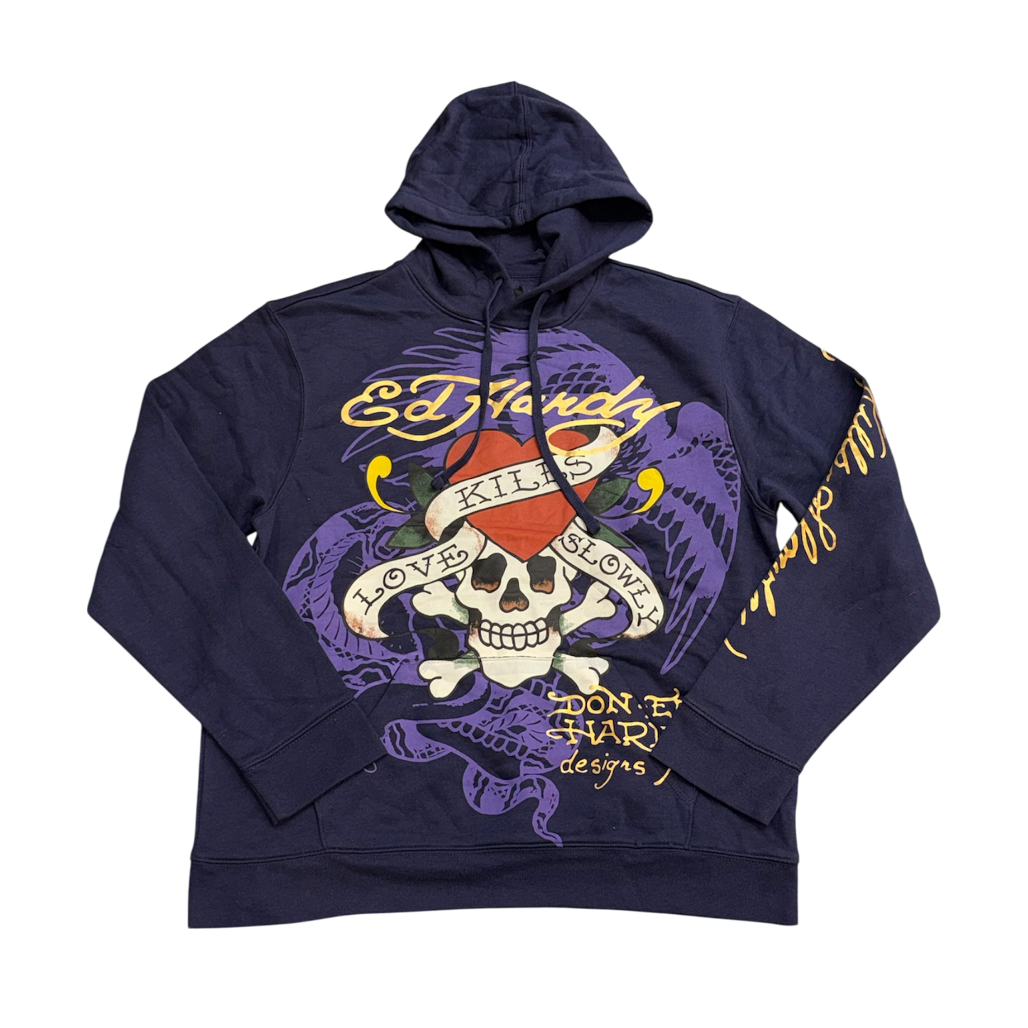 Ed Hardy Hood / Navy / Large / Grade B
