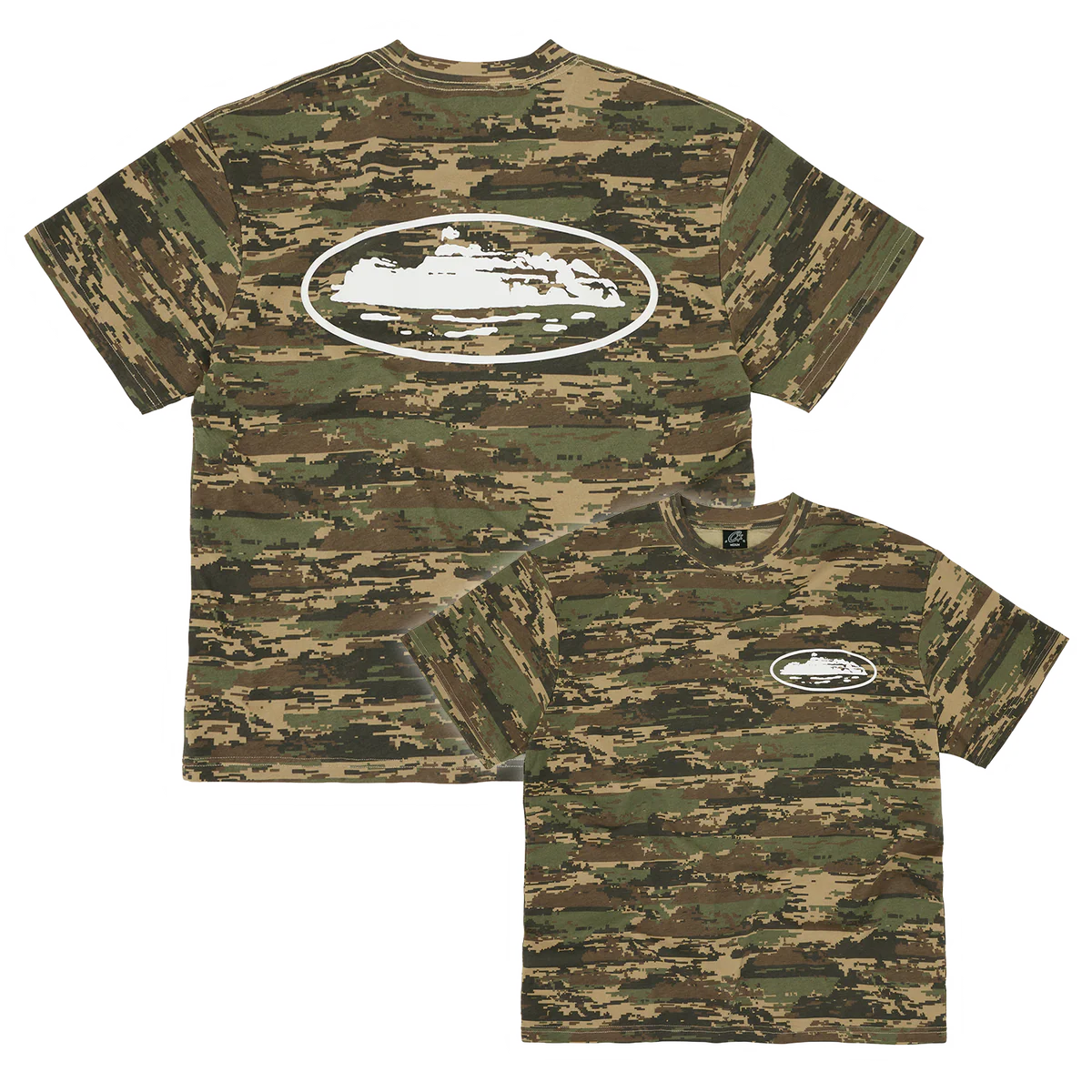 CRTZ Island Puff Print T-shirt / Digi Camo