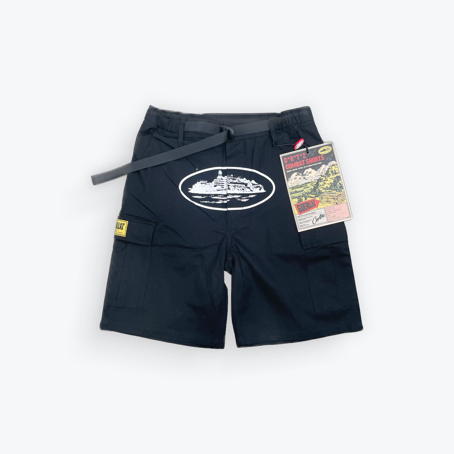 Crtz Combat Cargo Shorts - Black