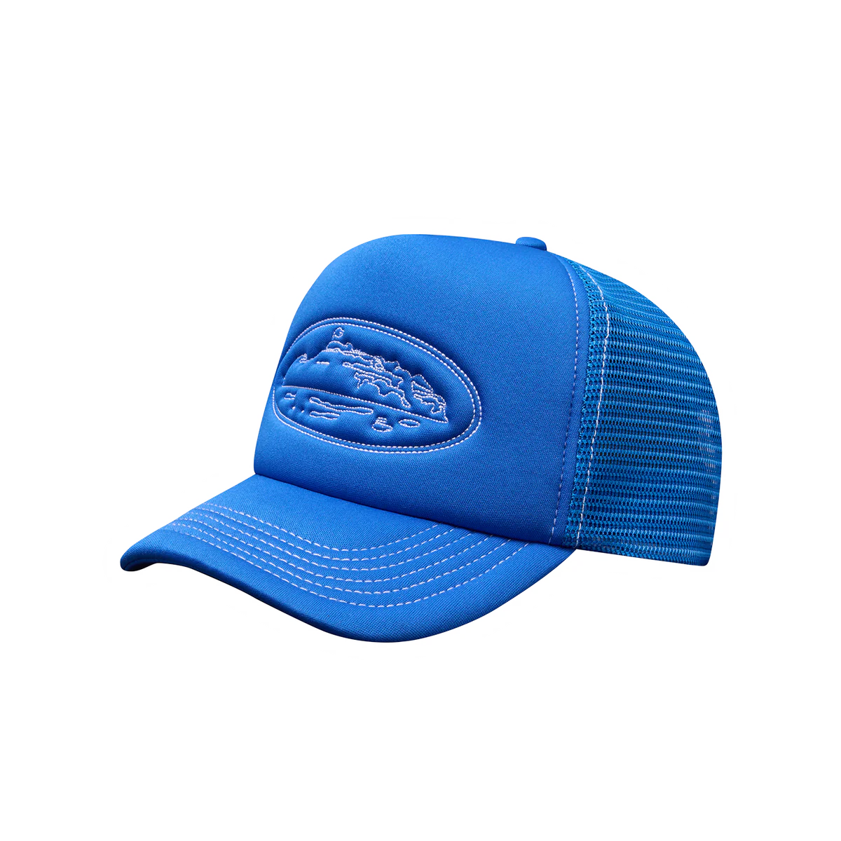 CRTZ Outline Trucker Hat / Blue
