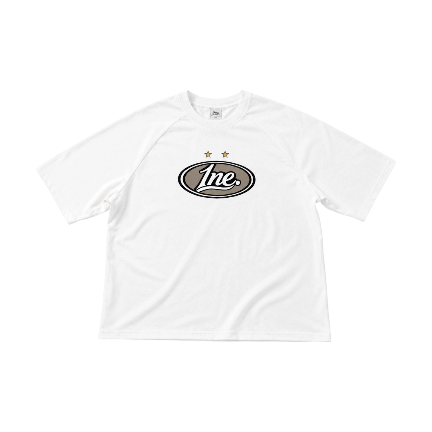 1NE. 'Grey’ Oval T-shirt