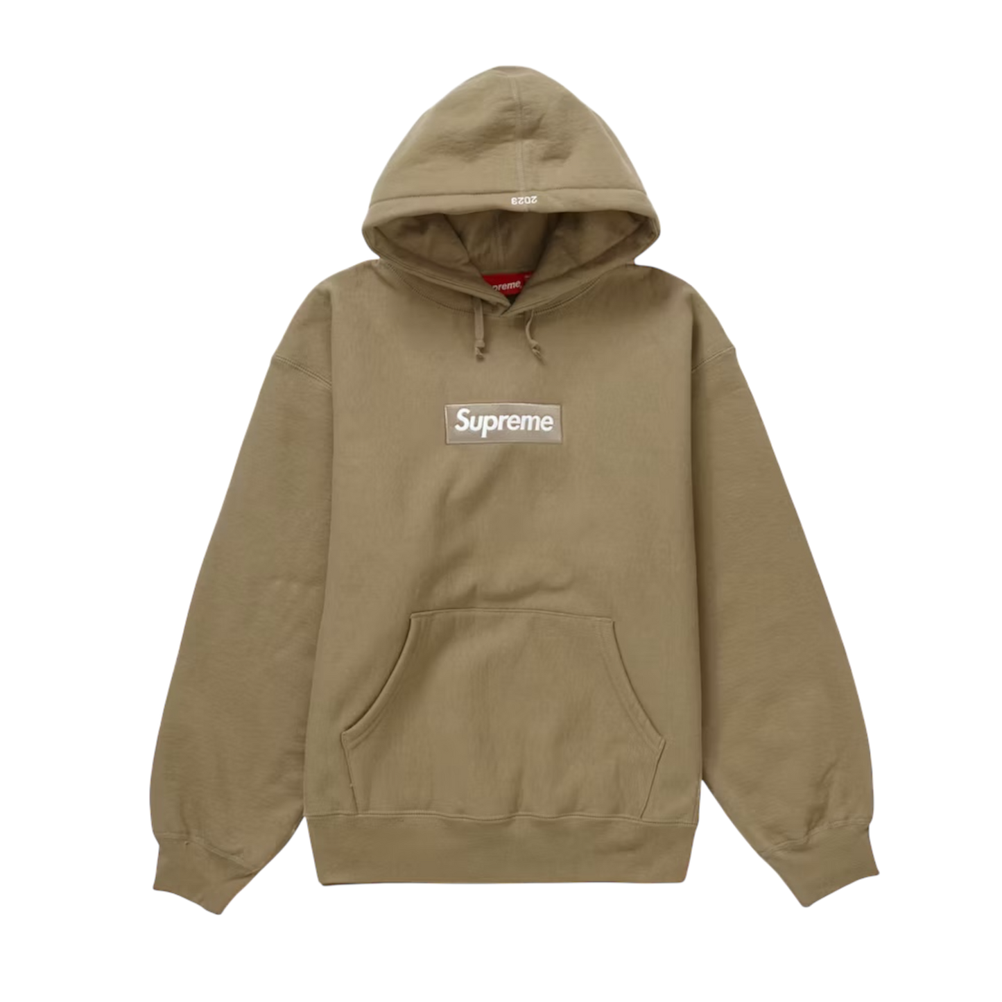 Supreme Box Logo Hoodie / Dark Sand