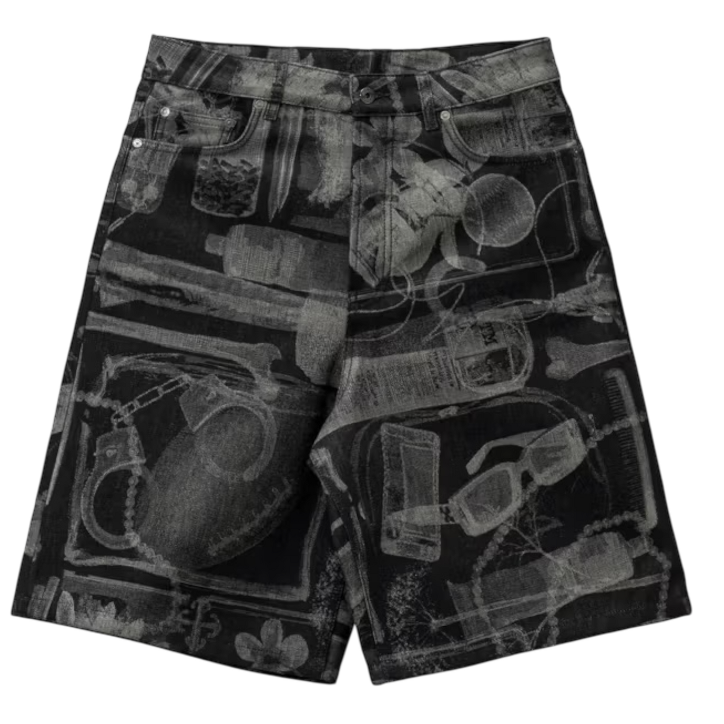 Off-White Denim Shorts / Black