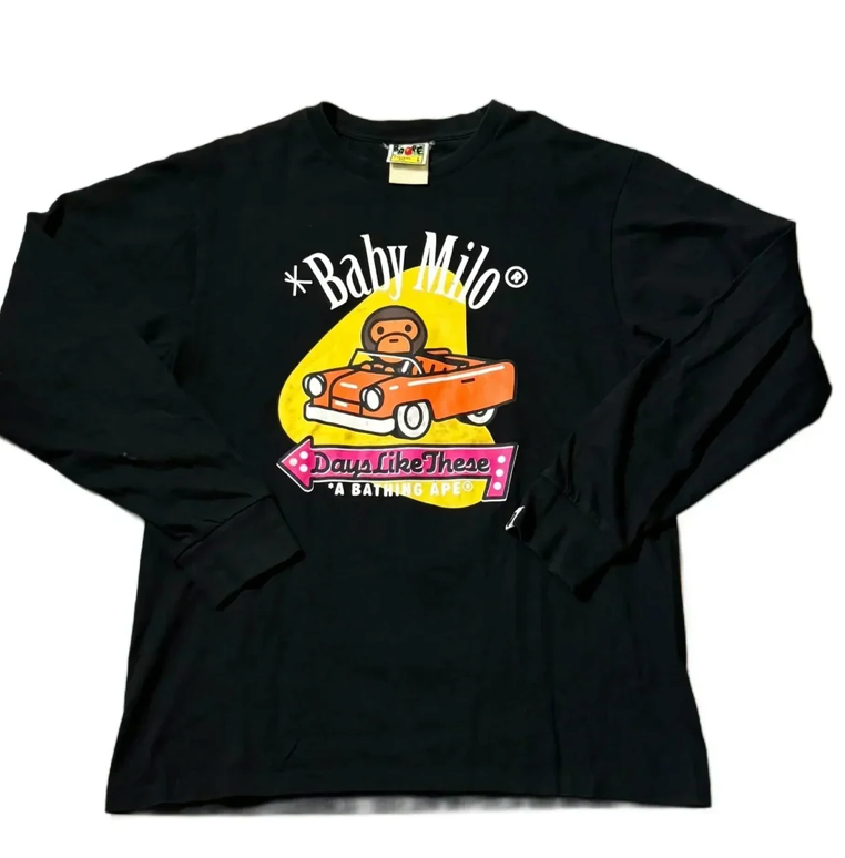 A Bathing Ape (BAPE) L/S T-Shirt / Large / Grade B
