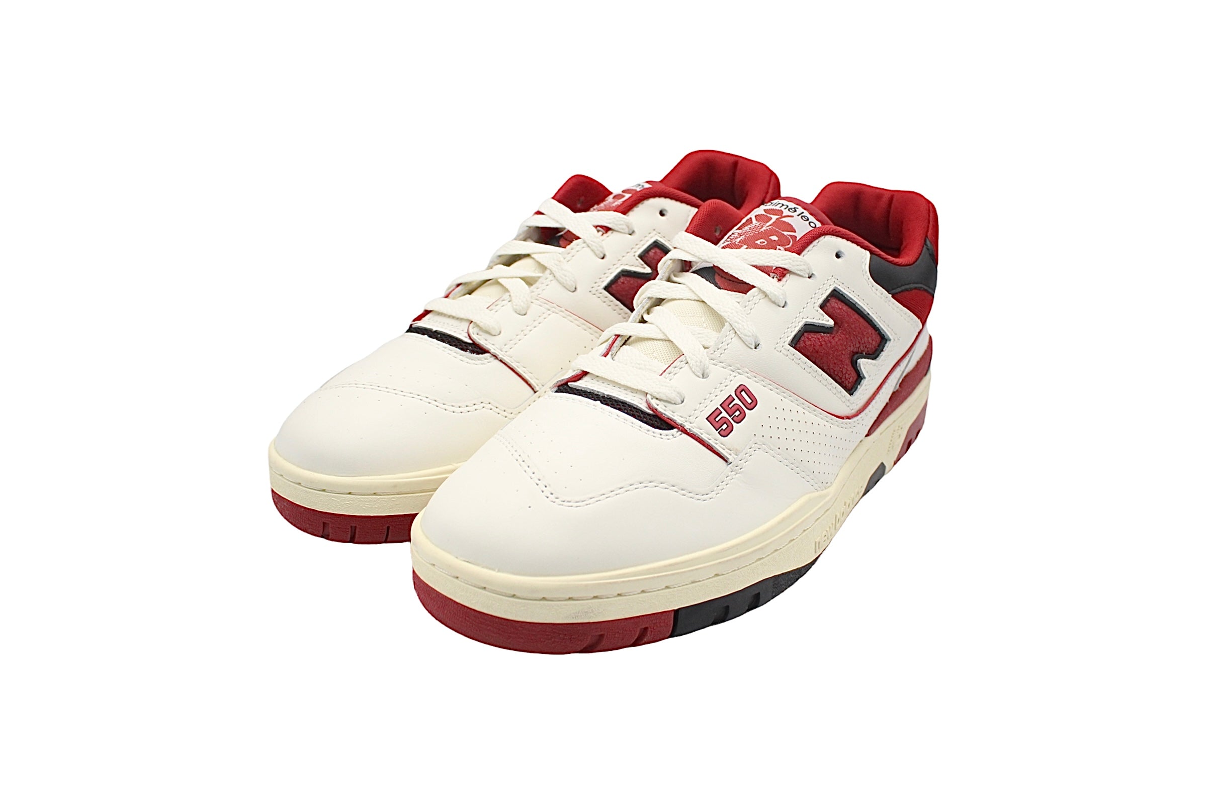 New Balance 550 'Aime Leon Dore White Red' – 1NE.derby