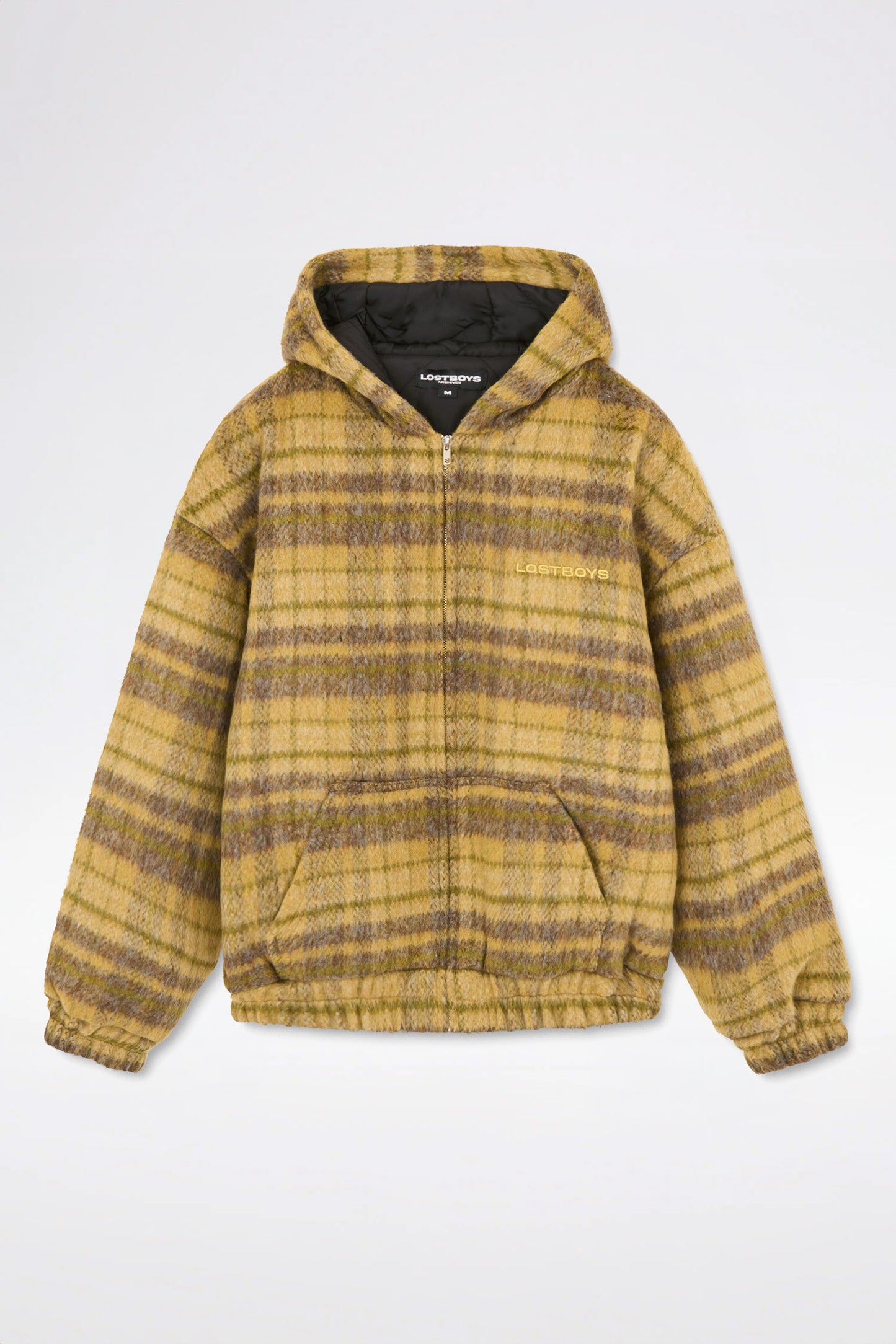 Lost Boys Checkerd Wool Jacket / Green