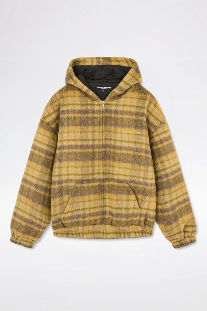 Lost Boys Checkerd Wool Jacket / Green