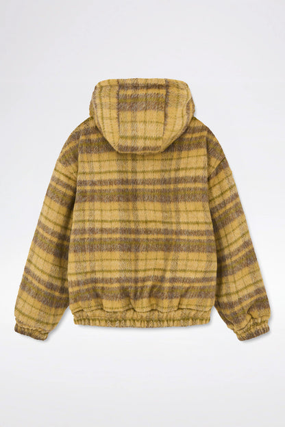 Lost Boys Checkerd Wool Jacket / Green