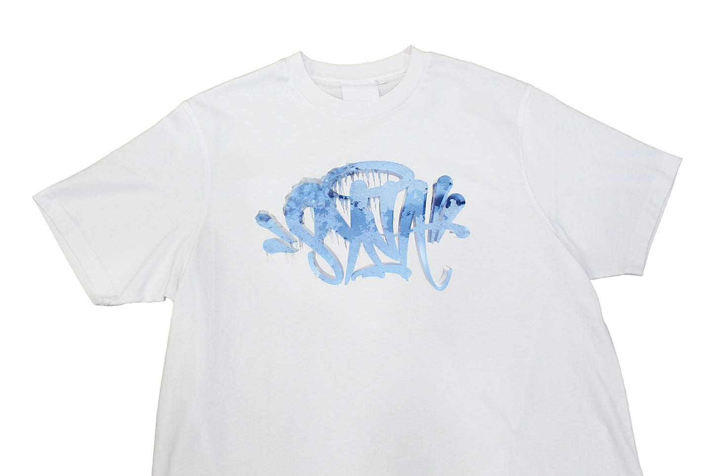 SYNA Ice Blue White T-Shirt