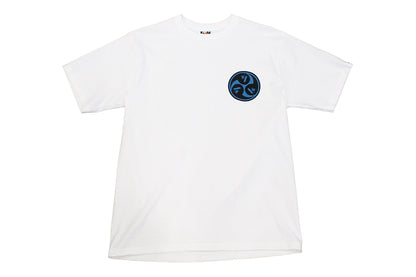 BAPE Blue Tomoe White T-Shirt / Large
