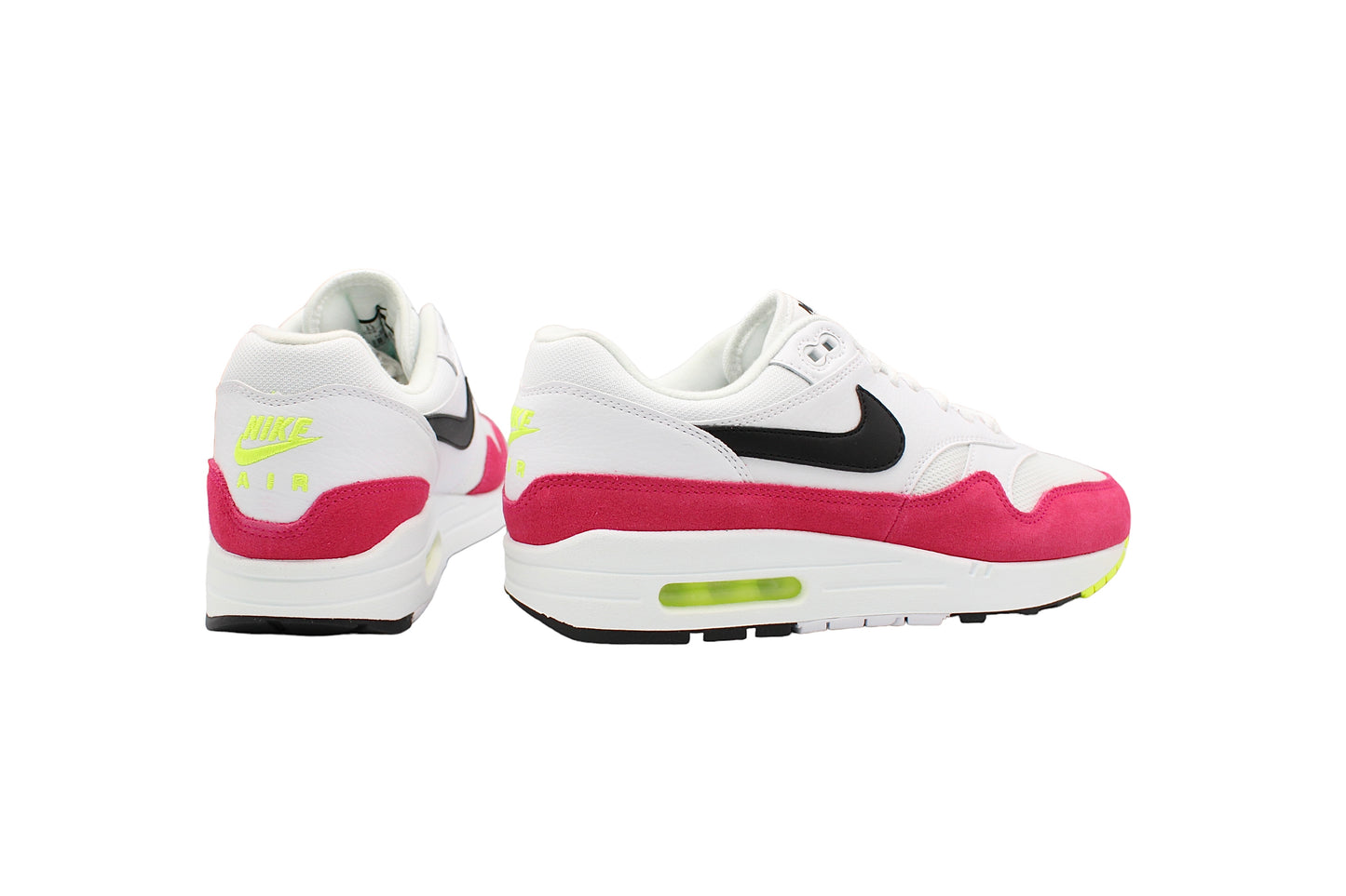 Nike Air Max 1 ‘White Black Volt Rush Pink’