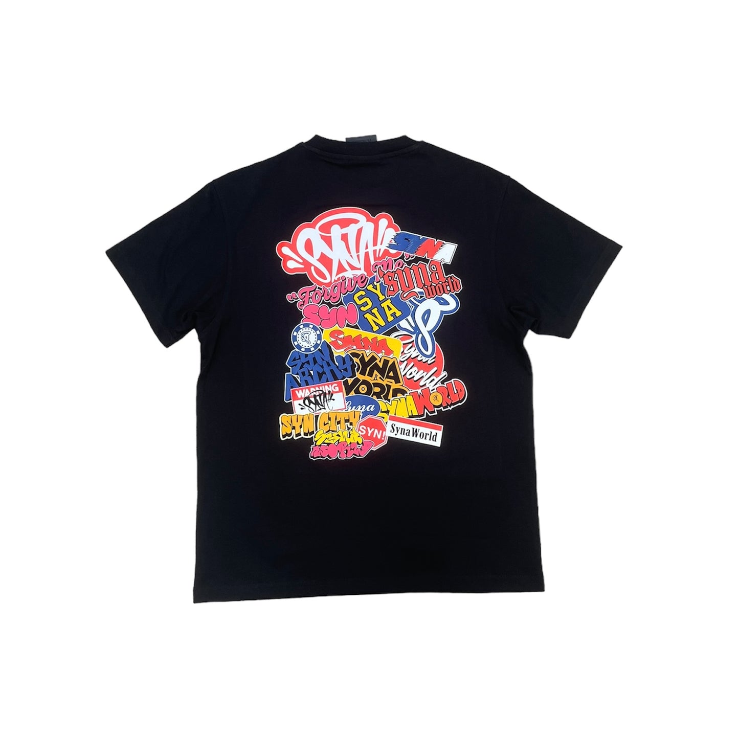 Syna 'Sticker' T-shirt - Black