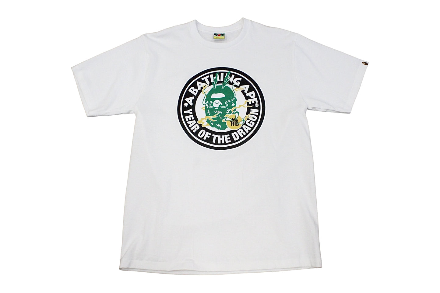 Bape Year of the Dragon Crest White T-Shirt