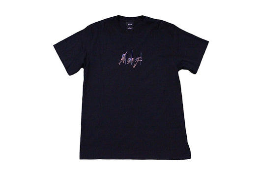 HUF Pole Dance Neon Black T-Shirt