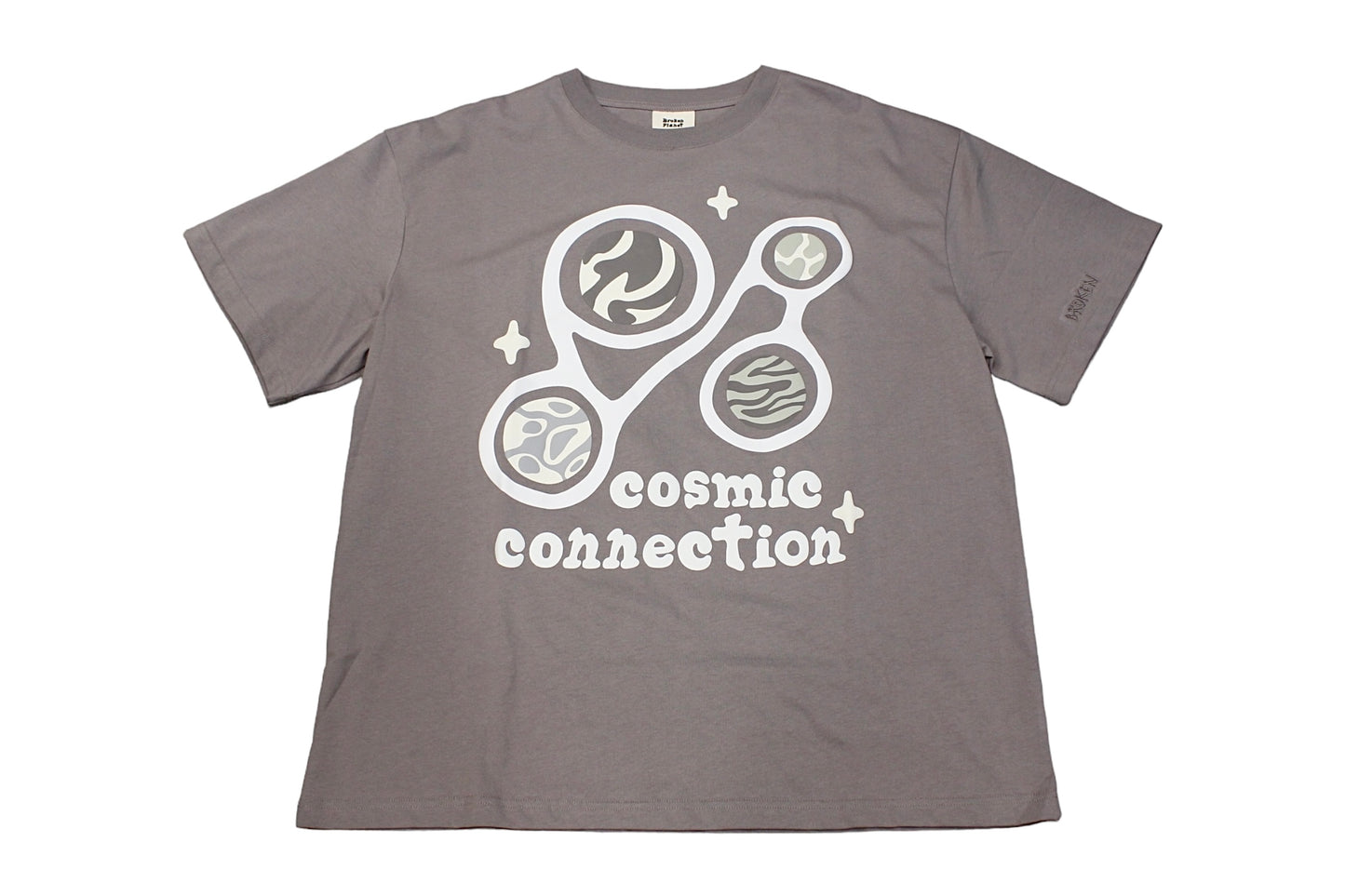 Broken Planet Cosmic Connection Taupe T-Shirt