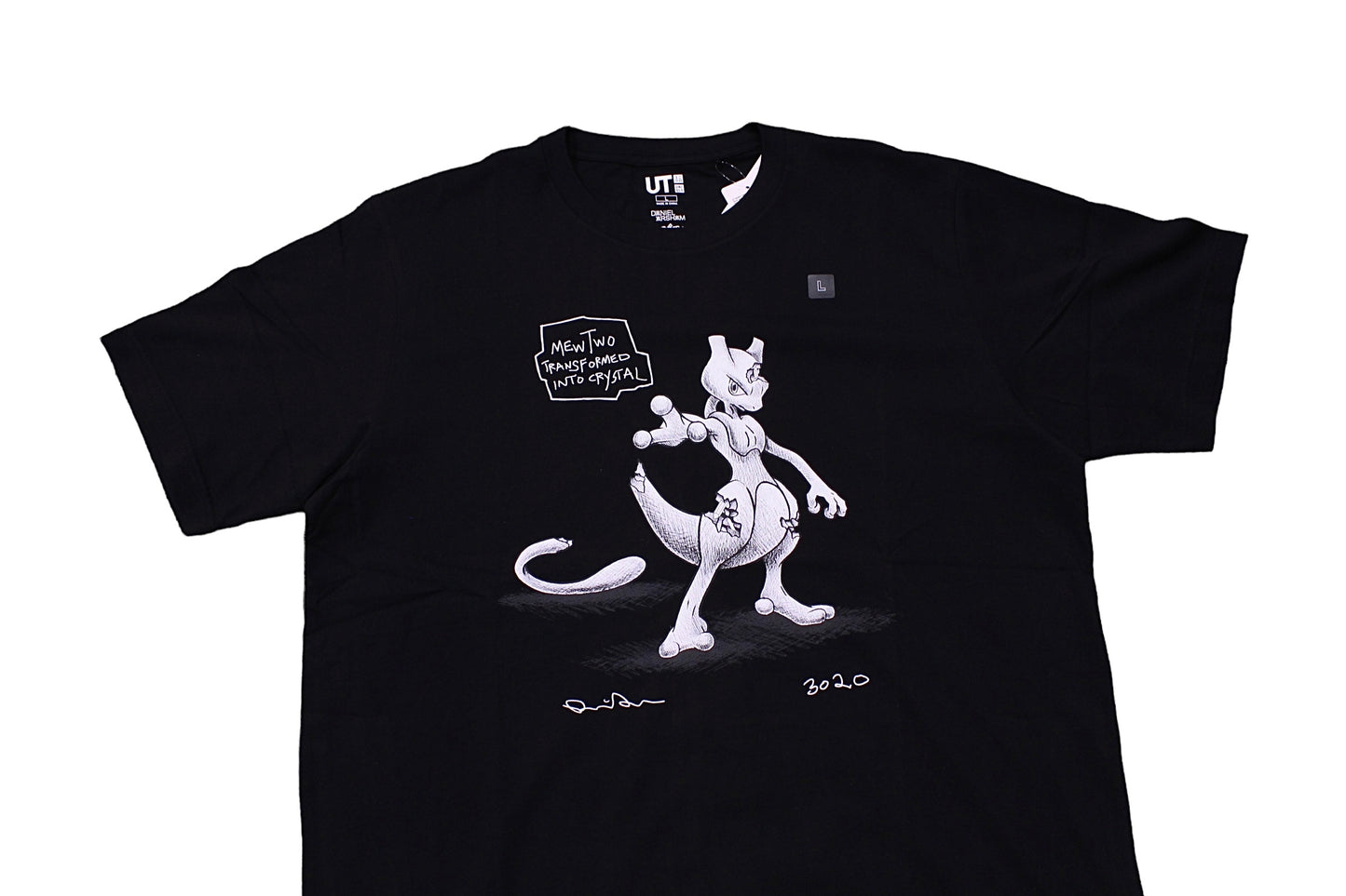 Uniqlo Daniel Arsham Mewtwo Black T-Shirt