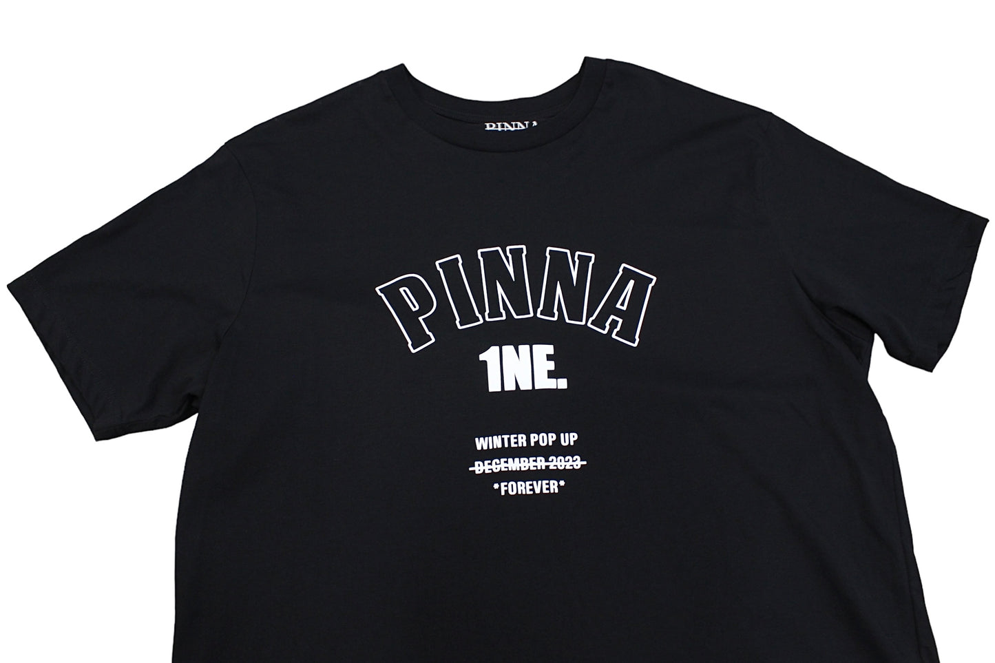 Pinna x 1NE Winter Pop Up Black T-Shirt
