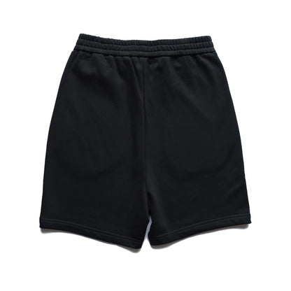 CASCA 222 Oversized Black Logo Shorts / Small