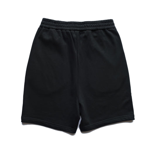CASCA 222 Oversized Black Logo Shorts / Small