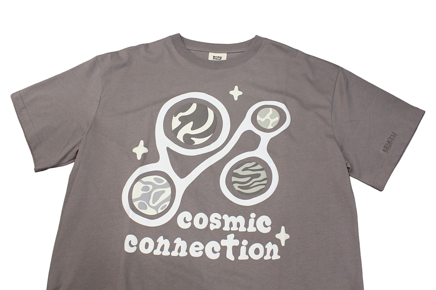 Broken Planet Cosmic Connection Taupe T-Shirt