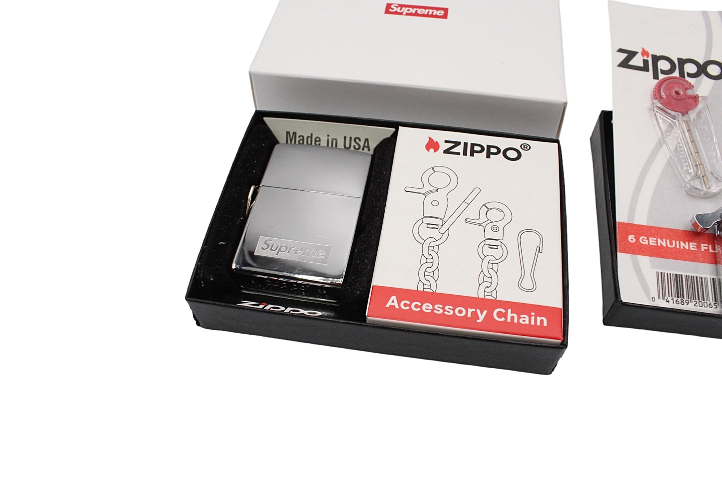 Supreme Zippo Lighter and Accessories