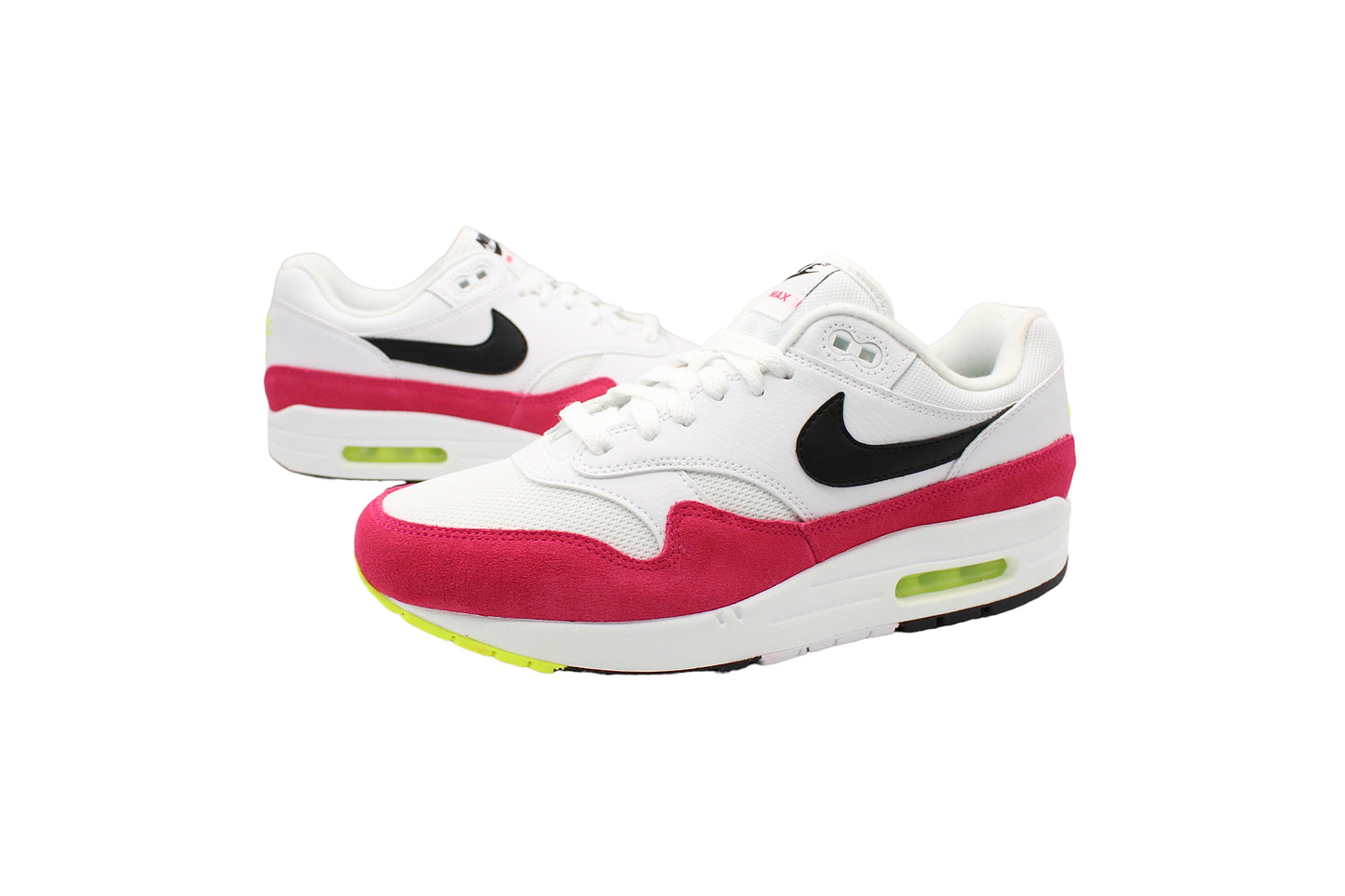 Nike Air Max 1 ‘White Black Volt Rush Pink’