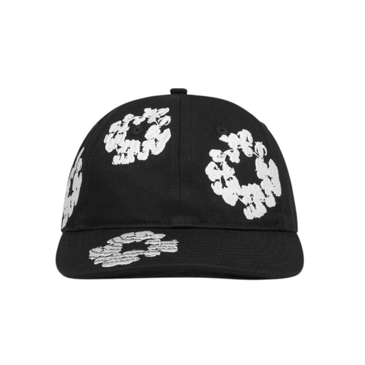 Denim Tears Wreath Cap / Black