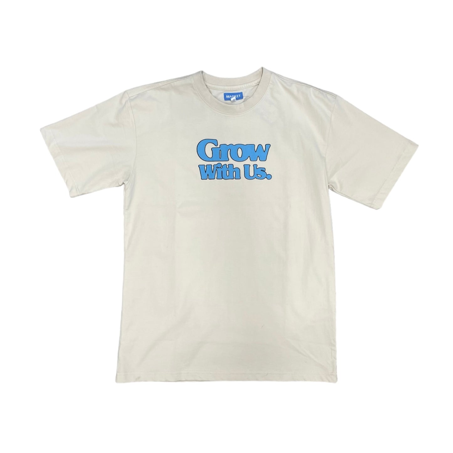 Market 'Grow With Us' T-shirt Beige