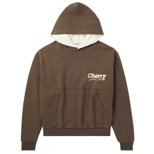 Cherry Los Angeles Speed Series Hoodie / Brown / Medium