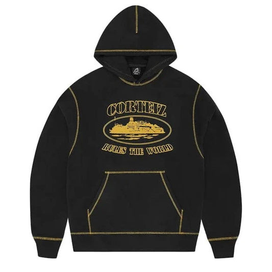 CRTZ Honey Black Contrast Hoodie
