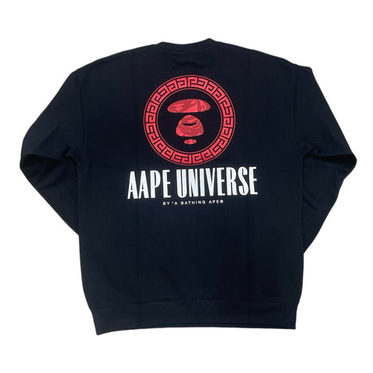 AAPE Lunar Crewneck - Black