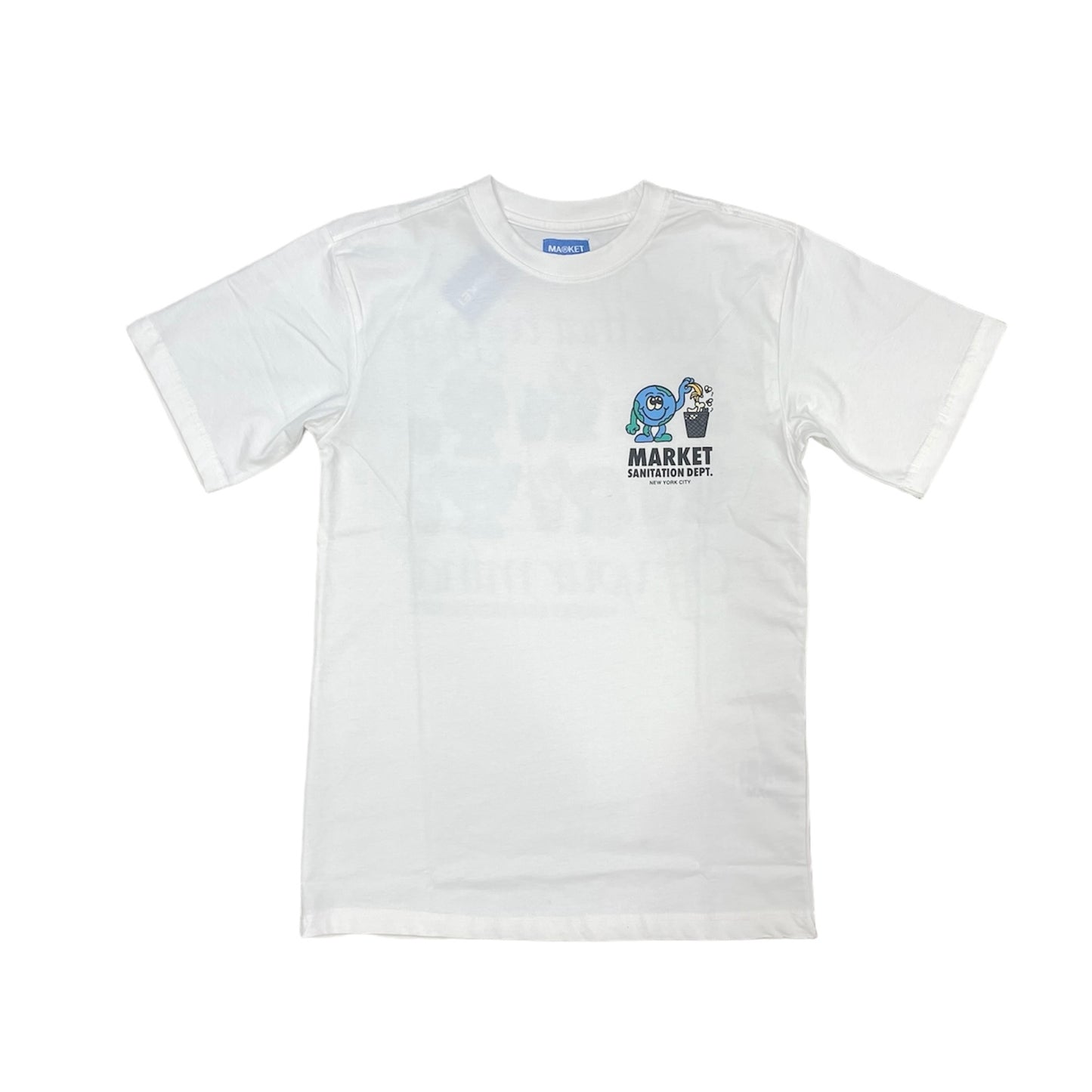 Market 'Sanitation Department' T-shirt White