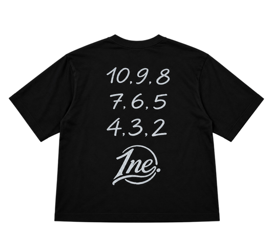 1NE Countdown Cropped T-shirt