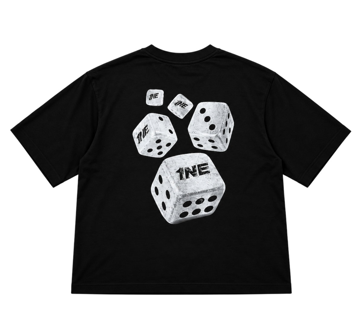 1NE Lucky Dice T-shirt / Black
